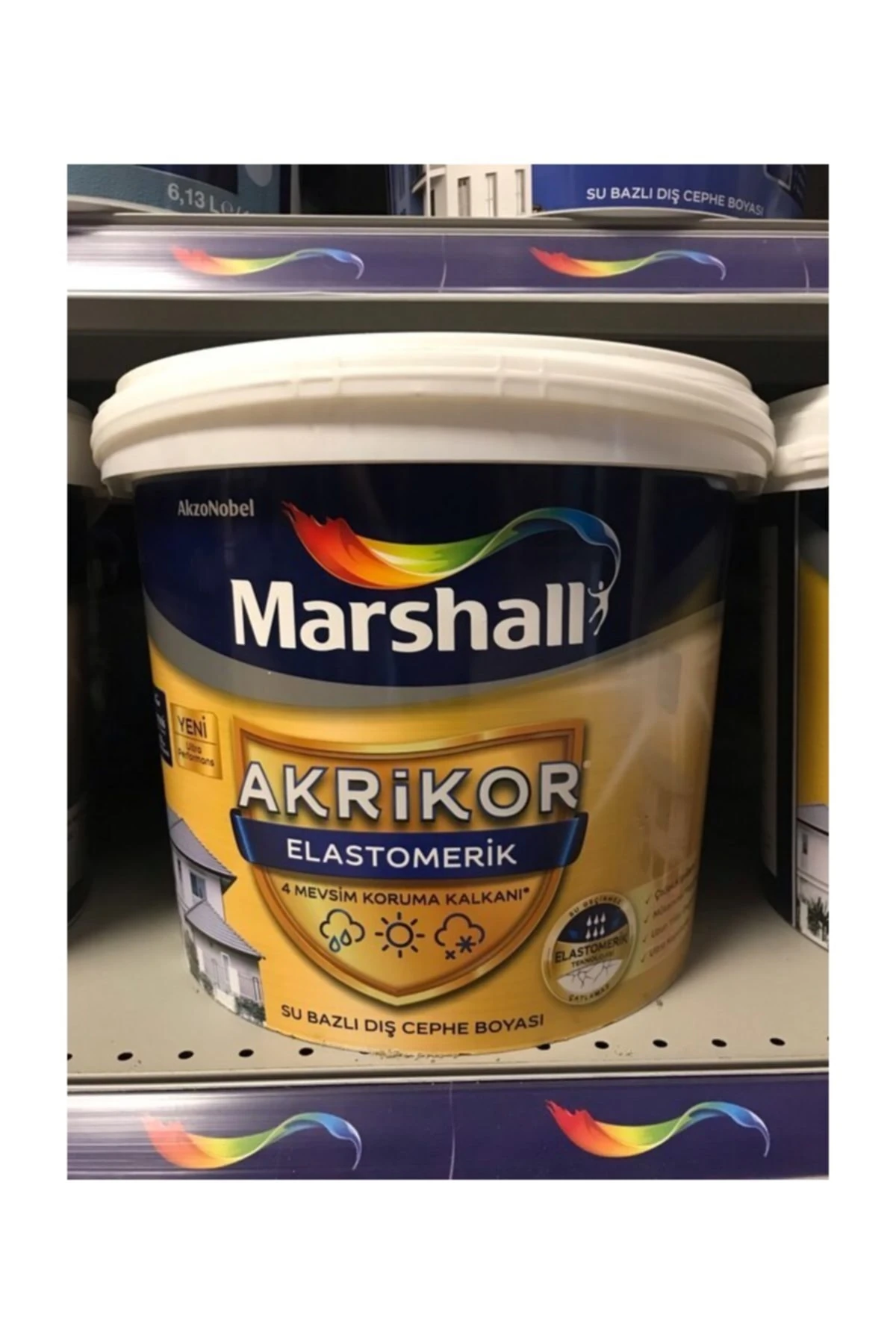 Akrikor Elastomerik Dış Cephe  Boyası 15 Lt T6