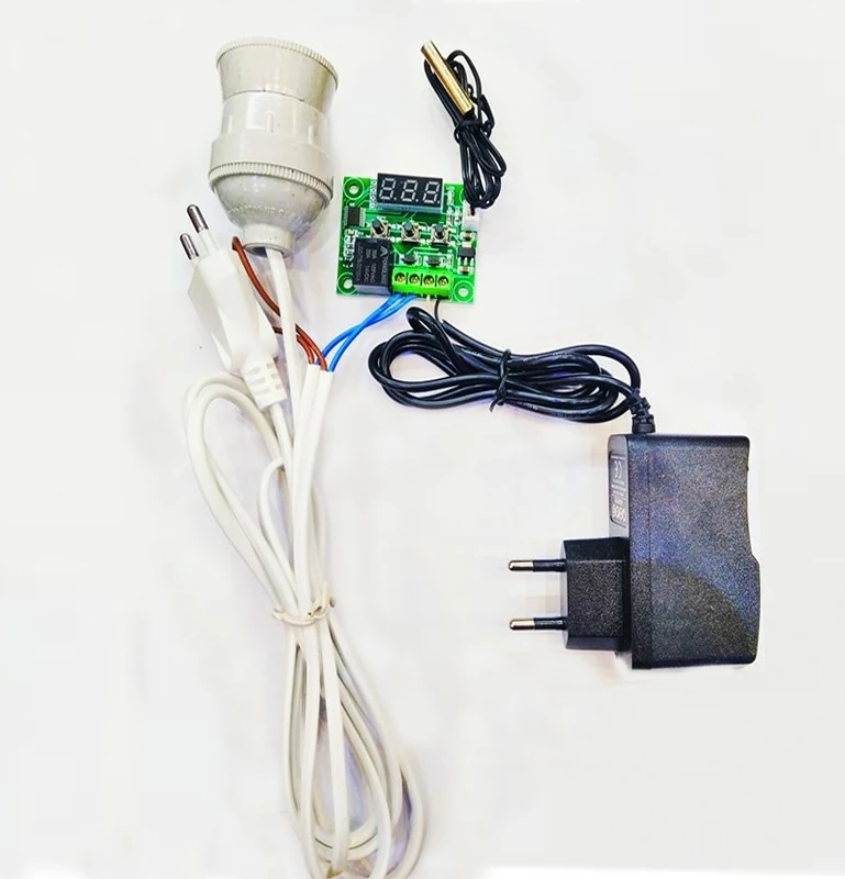 Çift Duylu Dijital Termostat Kurulu Kullanıma Hazır