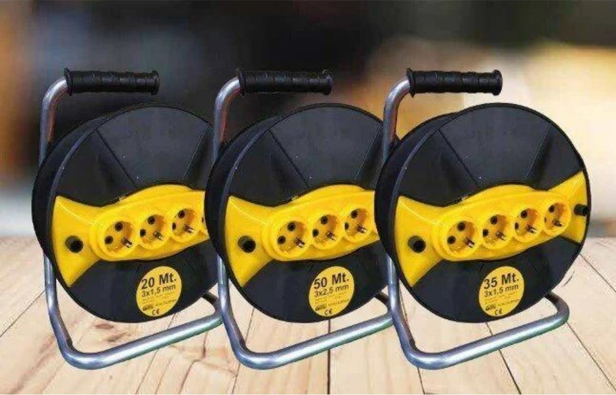 Makaralı Uzatma Kablo Seyyar Priz 40 Metre 3x2.5