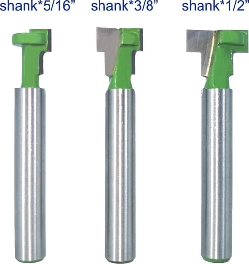 6.35MM Şaft 3 Adet Set 1 Adet 1/4 "şap 6.35MM T-Yuvası Kesici Yönlendirici Bit Seti Altıgen Cıvata Anahtar Delik Uçları T Planya Freze Kesici Ahşap Ağaç Işleme Için MC01190 (Yurt Dışından)