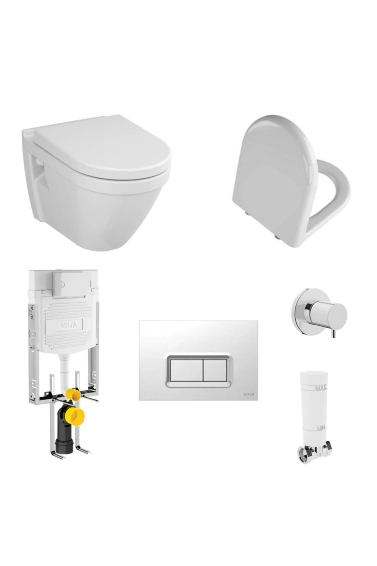 S50 Rimex Kanalsız Asma Klozet Kapak Gömme Rezervuar 700-1909