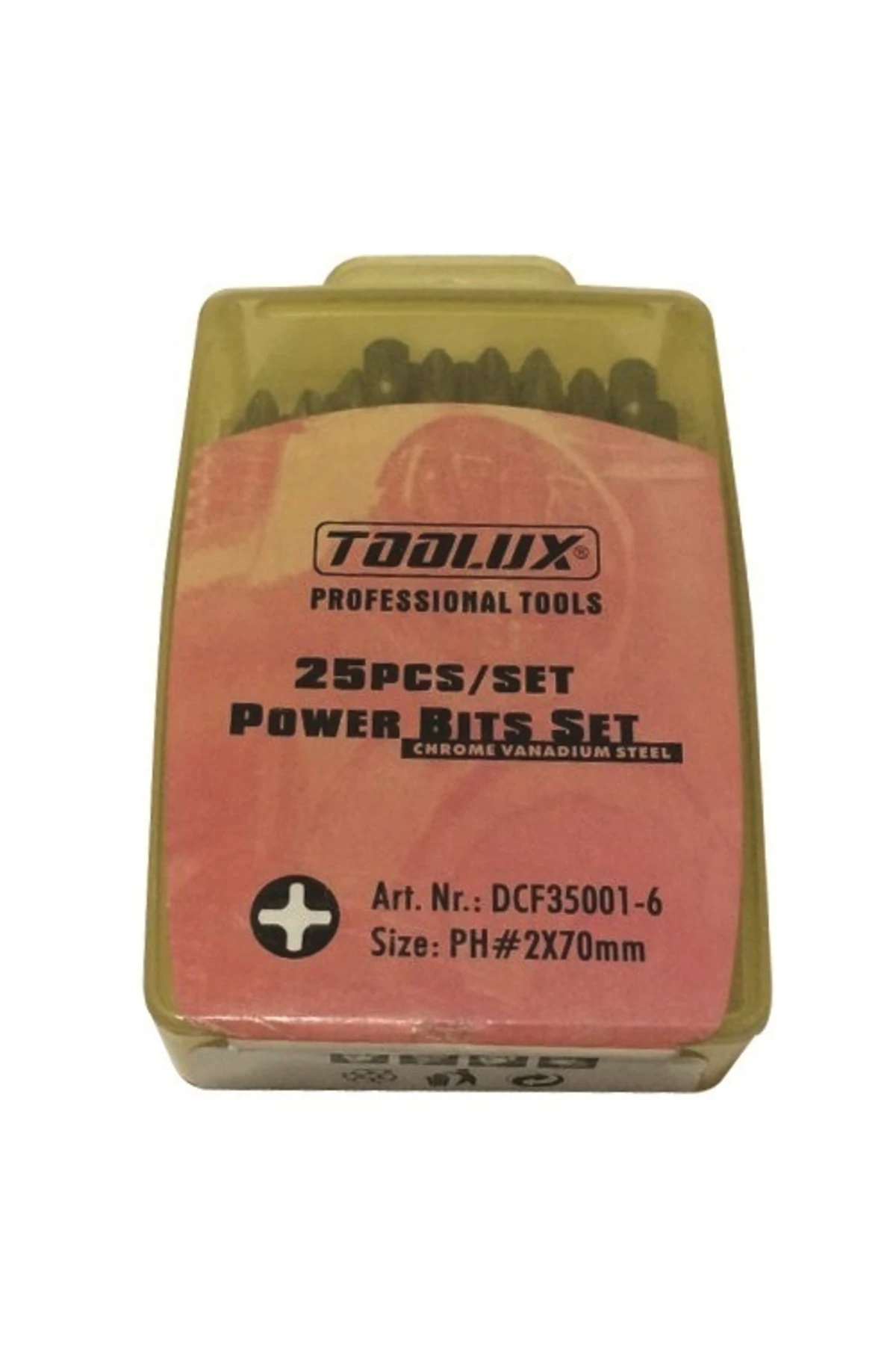 Bits Uç Seti 25 Parça Ph-2.70 Dcf35001-6 Dbk