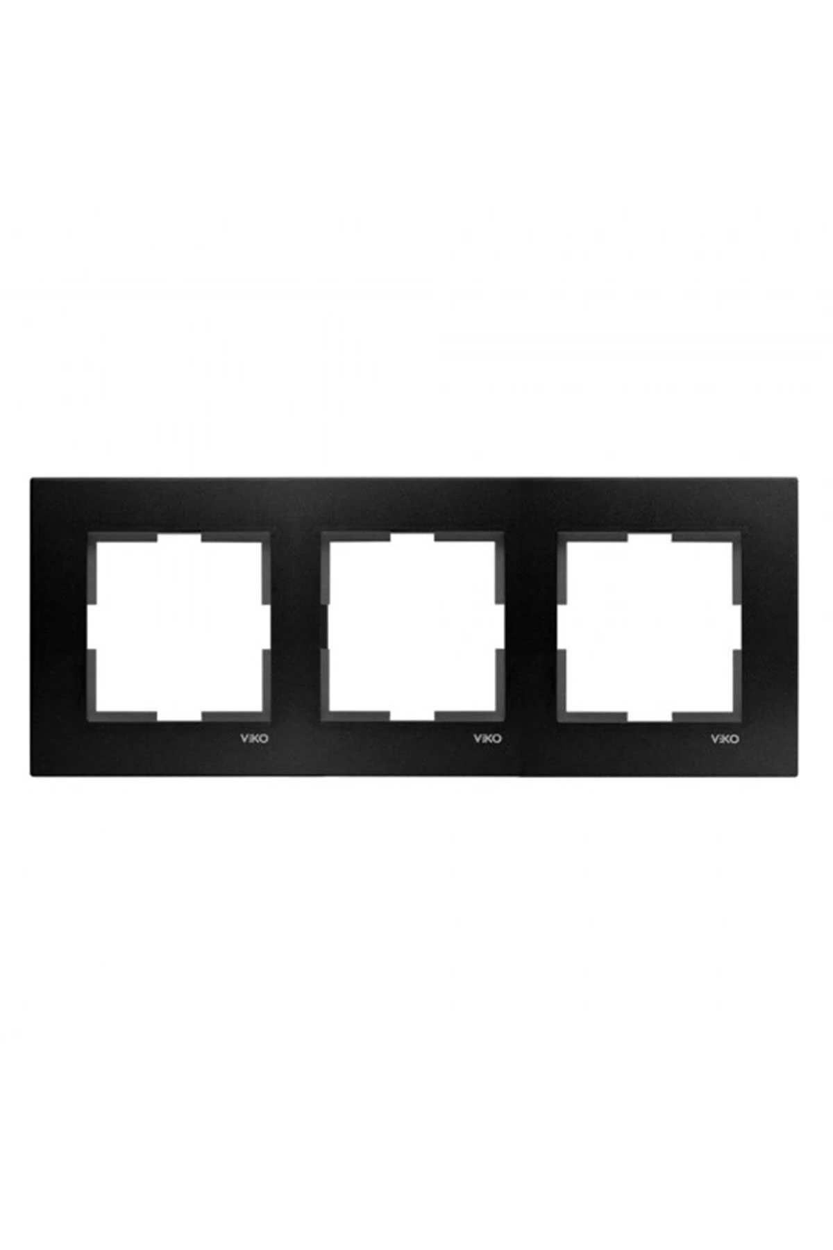 Viko 92190653 Novella Siyah Üçlü Çerçeve