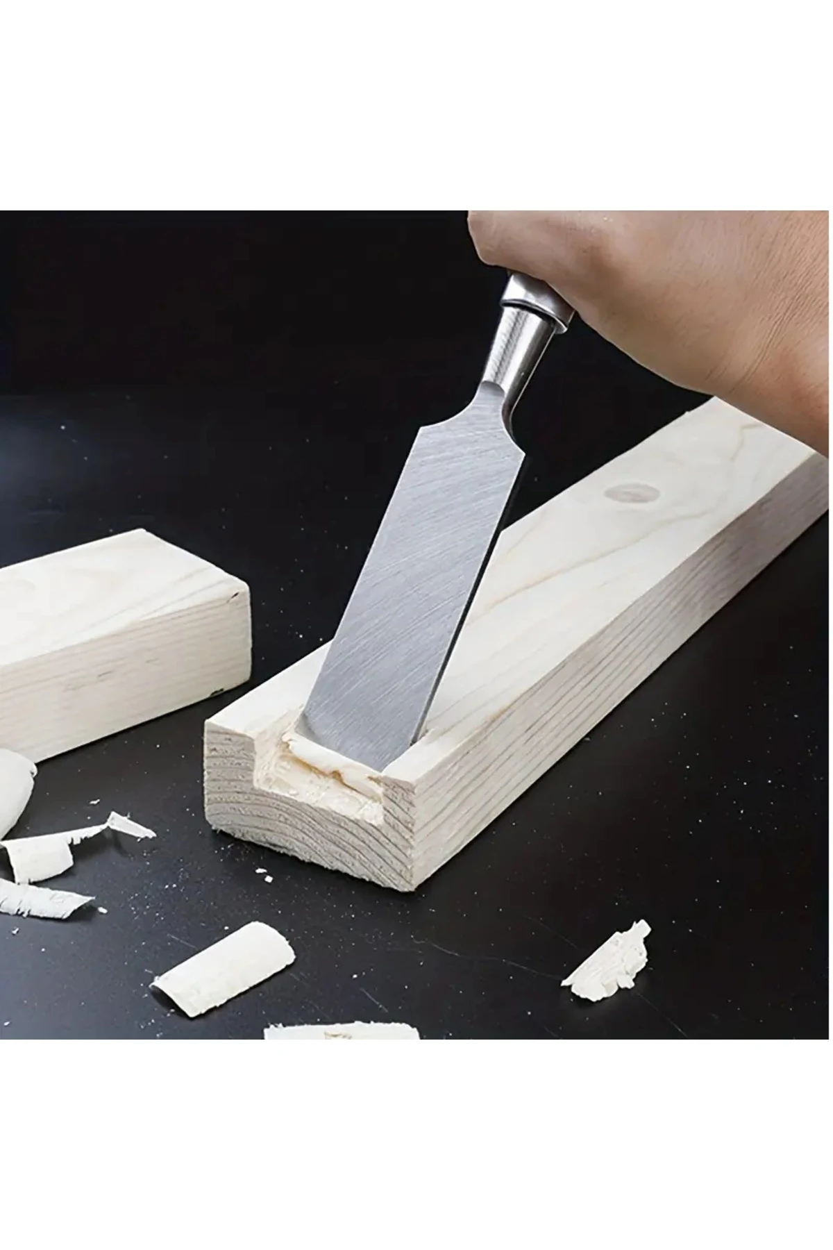 Ahşap Keski Seti 5li Iskarpela Keskin Vanadiyum çelik Ahşap oyma Alet Takımı Ahşap Saplı Ergonomik