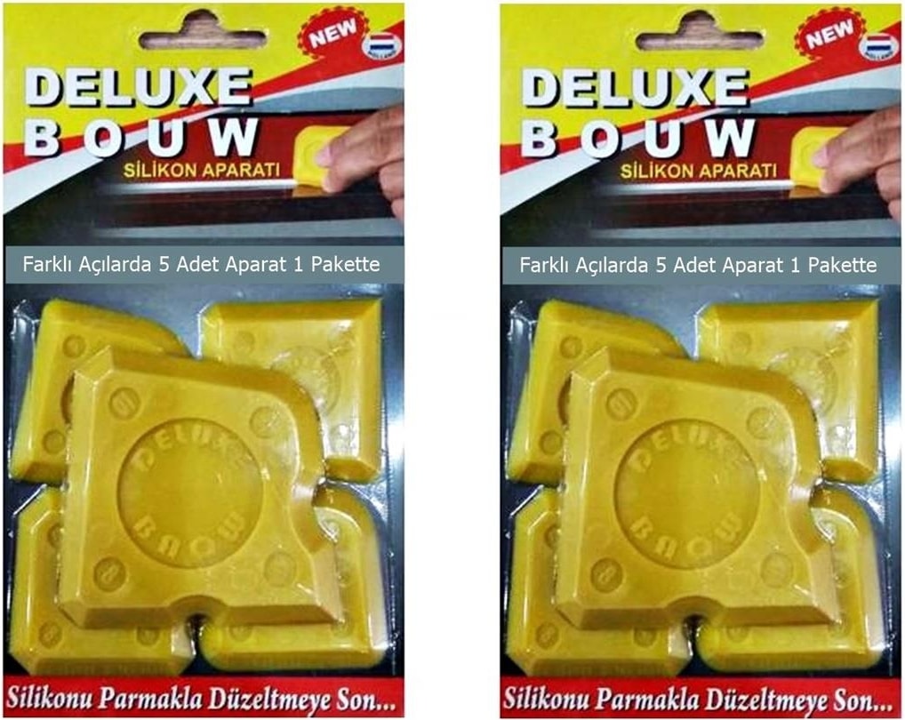 2 Adet Silikon Mastik Derz Çekme Aparatı Deluxe Bouw 5 Parça