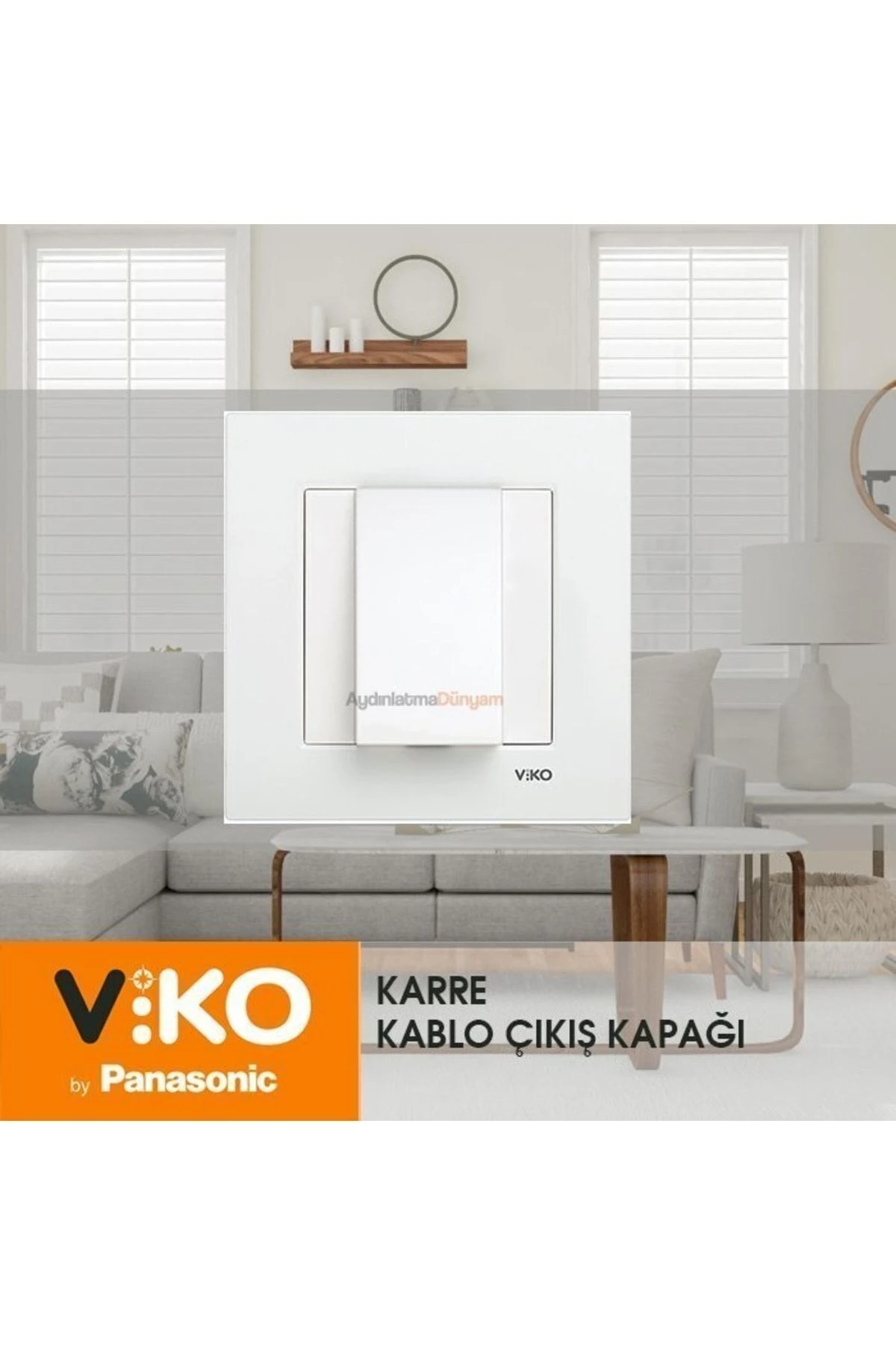 Karre Kablo Çıkış Kapağı - Çerçeve Dahil