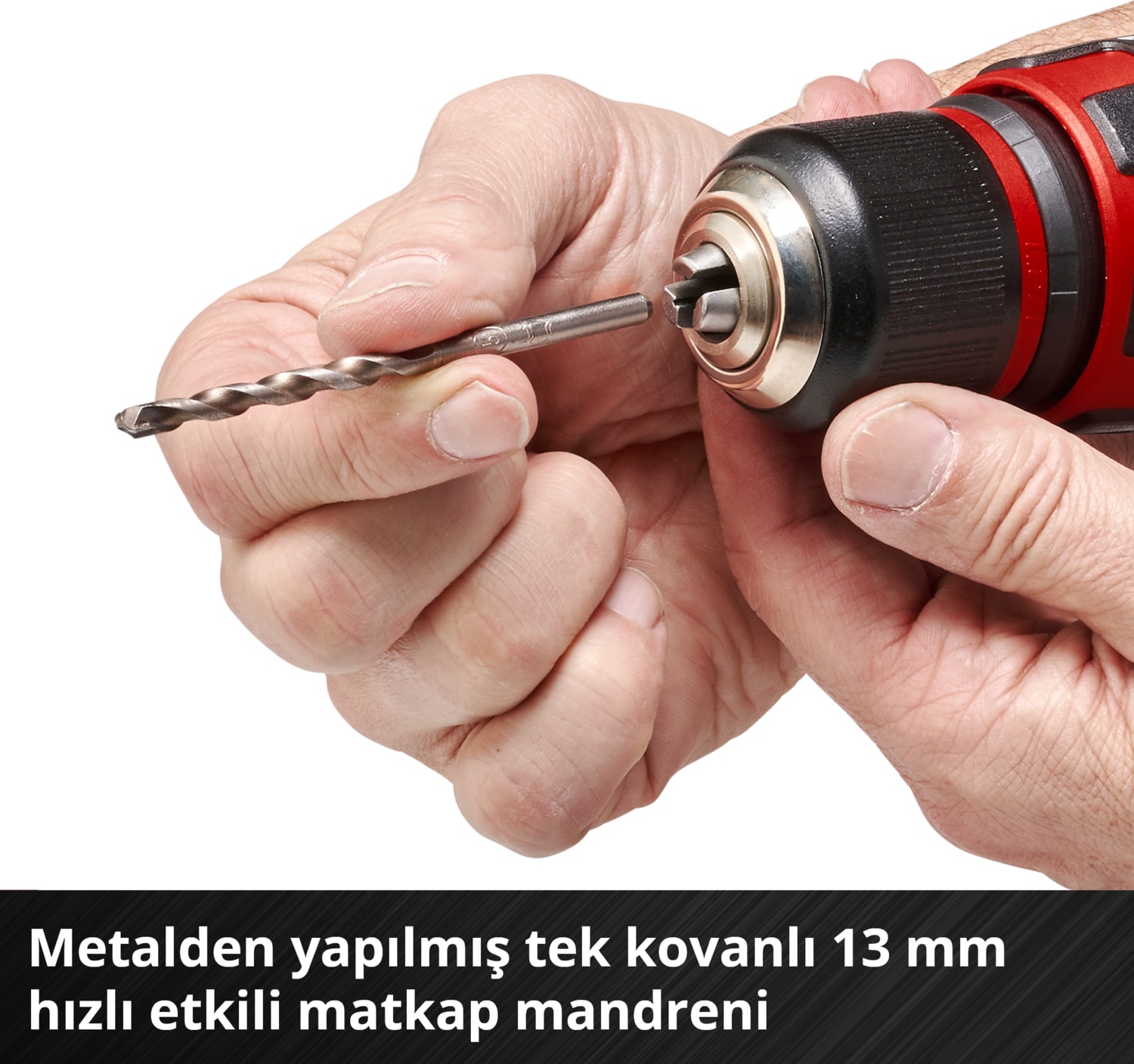 EİNHELL Akülü Darbeli Vidalama TE-CD 18/48 Li-i-Solo Power X-Change (Li-Ion, 18 V, 2 Vitesli Şanzıman, Darbeli Vidalama Fonksiyonu, Devir Kontrolü, LED, akü ve şarj cihazı dahil değildir) - 4513926