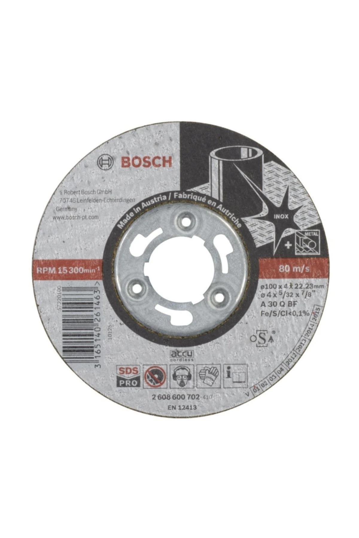 100*4,0 Mm Gws 14,4 Inox