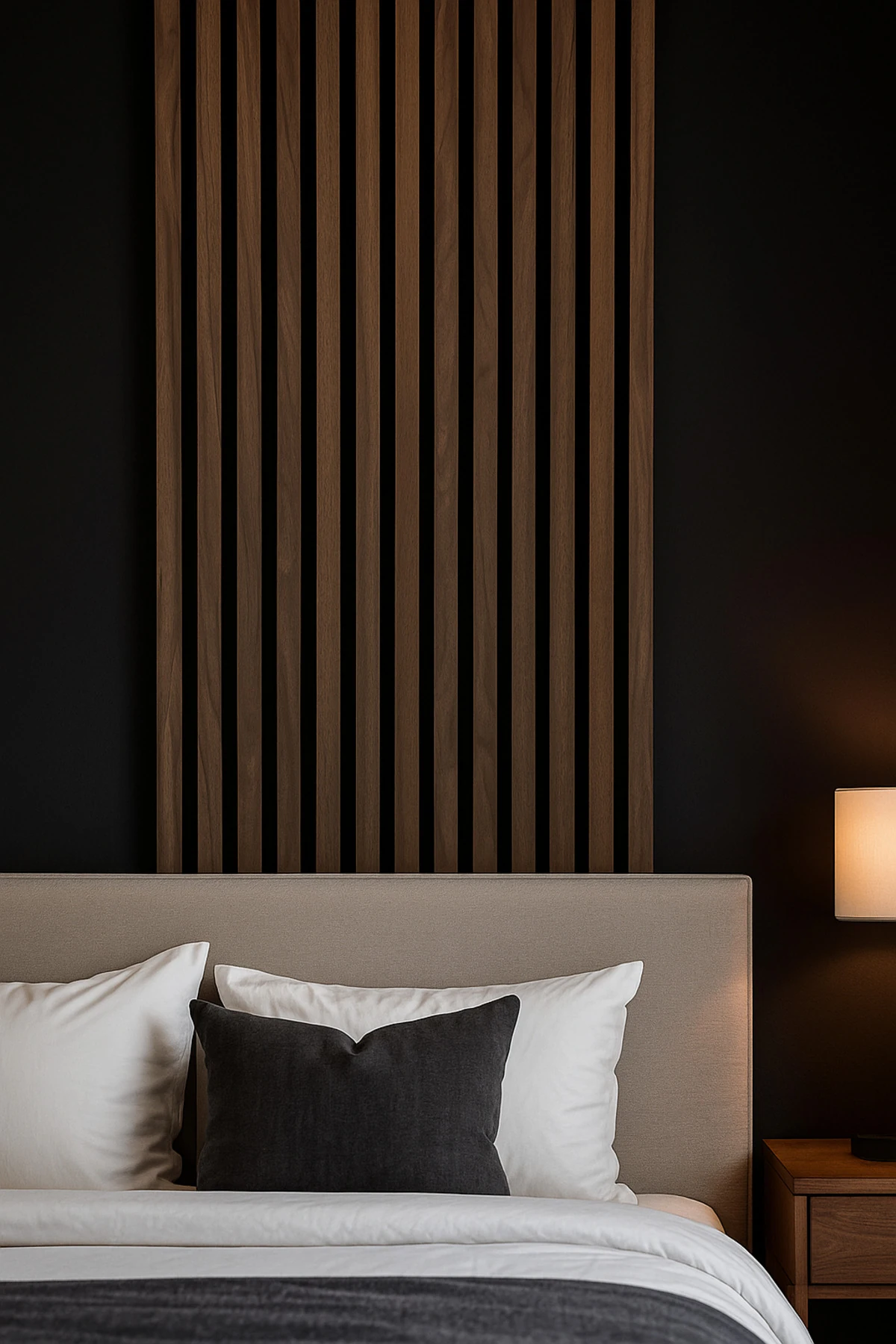 Ceviz Kendinden Yapışkanlı Duvar Çıta – 12 Adet | 240 cm Uzunluk | 18 mm Kalınlık Dekoratif Panel