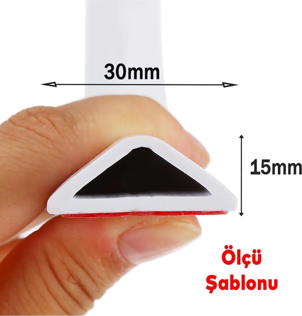 Su Bariyeri Kapı Altı Sızdırmaz Su Tutucu Yapışkanlı Slikon Bant Bandı 2 Metre BND01020015 23336