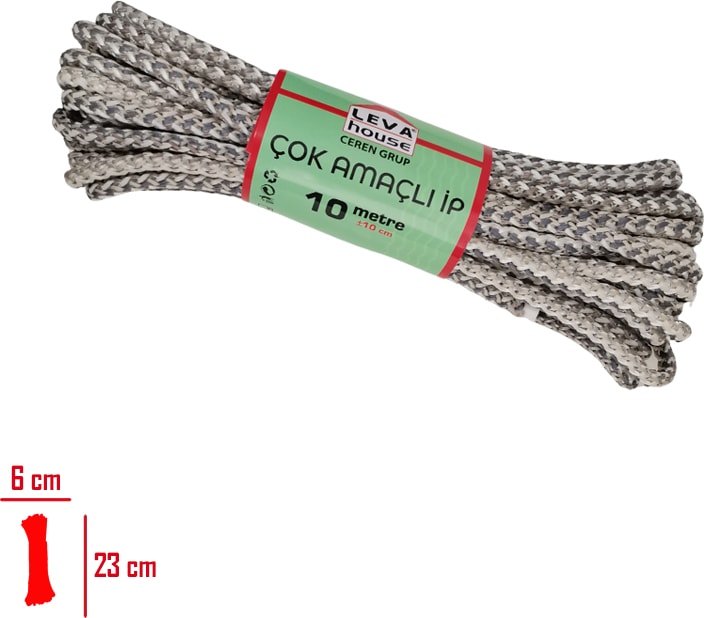 Leva Çok Amaçlı Ip 10 Metre