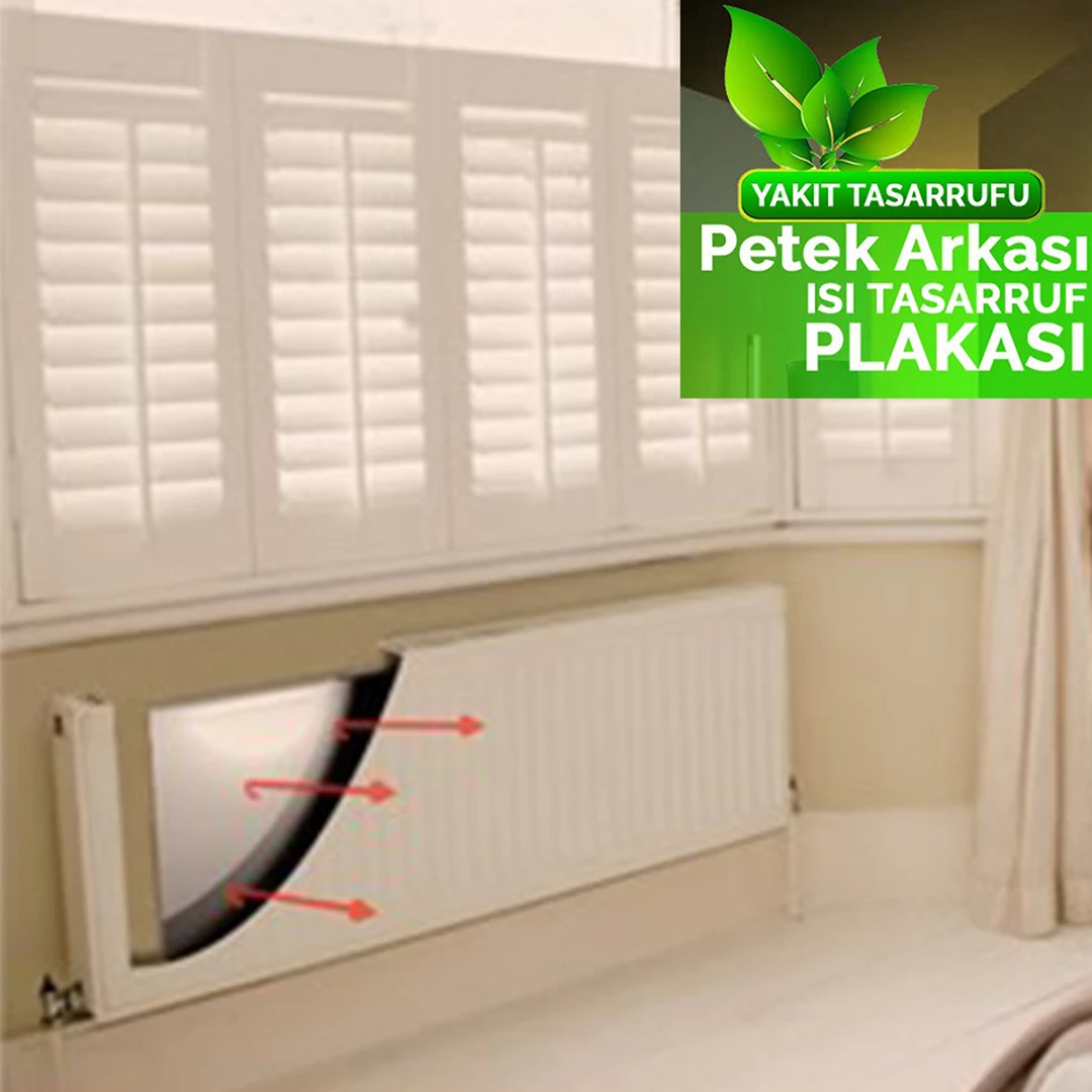 5 Adet Petek Arkası Yalıtım Levhası Radyatör Peteği Izolasyon Ev Isı Tasarruf Kalorifer Arkalığı Yalıtımı Plaka Ses Önleyici