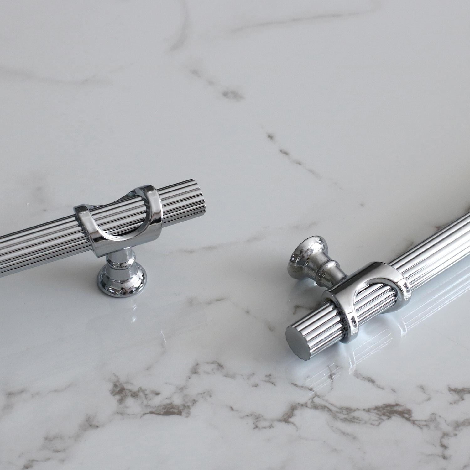 Arsin Krom Metal Kulp 192 Mm-19.2 cm Mobilya Çekmece Mutfak Dolap Dolabı Kapak Kulpları Kulbu Kulpu