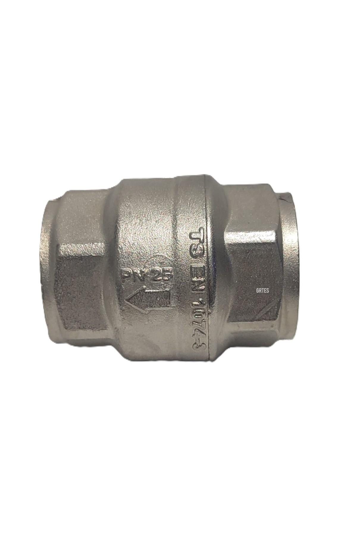 1" Dn25 Sarı/Krom Dik Çekvalf - Vertical Check Valve