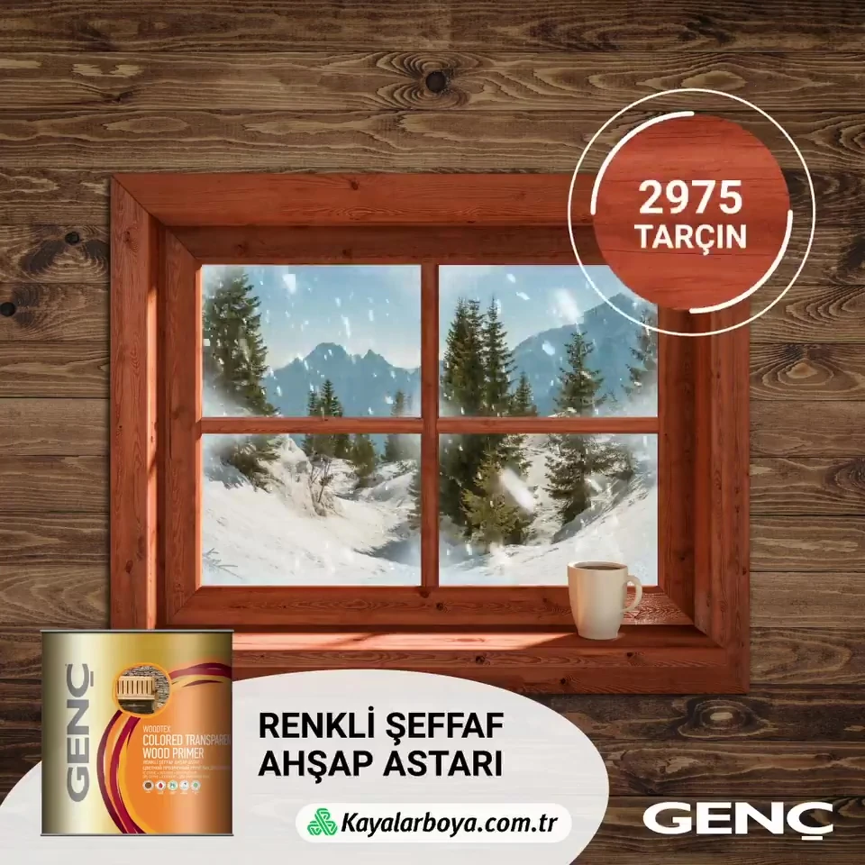 Renkli Şeffaf Ahşap Astar 2910 Tütün 0.75 L
