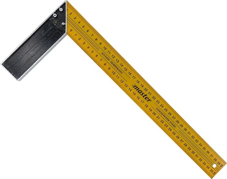 Sarı Marangoz Gönye Metal 40 cm L Gönye