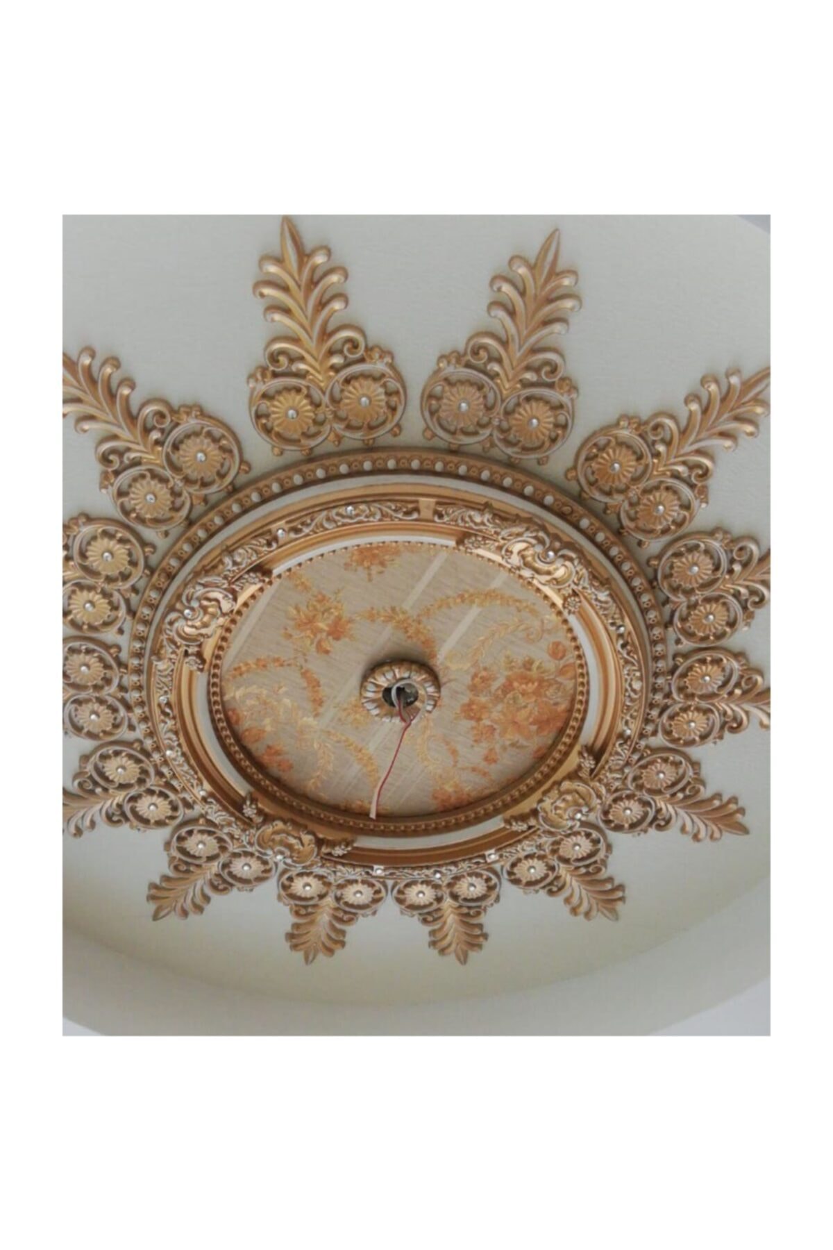Decogold 60 Cm Oval Bronz Saray Tavan
