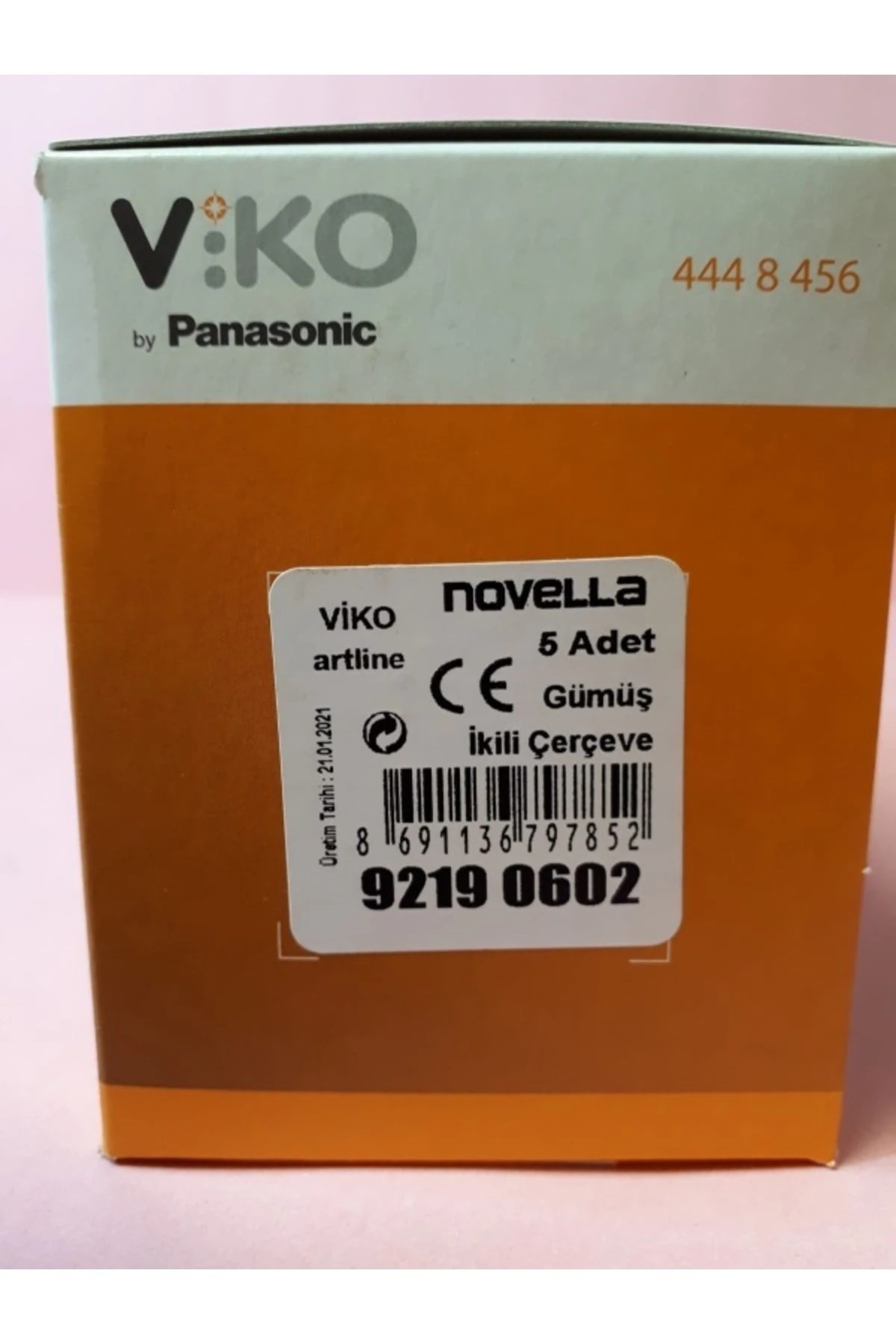 Viko 92190602 Novella Gümüş 2 Li Çerçeve