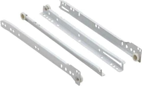 550MM Beyaz Bantlı Çekmece Rayı 1 Takım