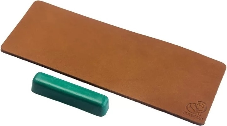 Beavercraft LS2P1 Deri Bileme Kayışı ve Parlatma Macunu Seti, 2 Parça