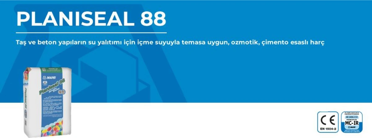 Planiseal 88 (25KG) (Kristalize Su Yalıtım Harcı )