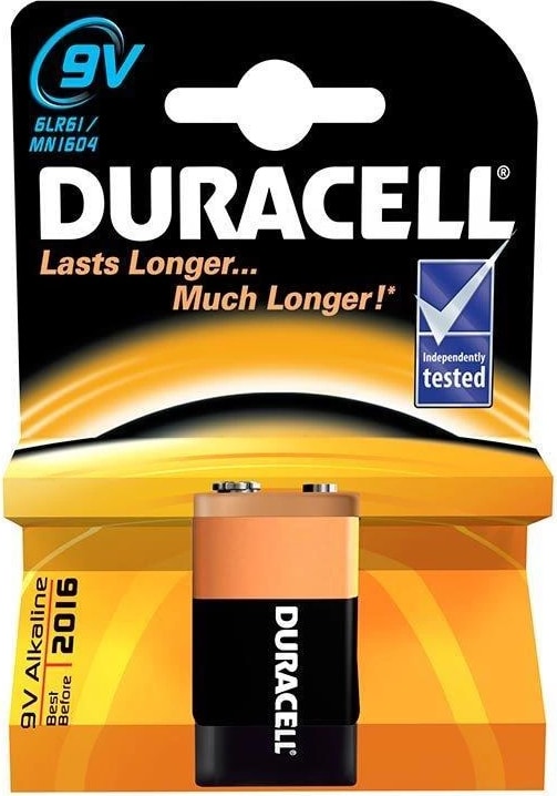 Duracell 9 Volt Alkalin Pil