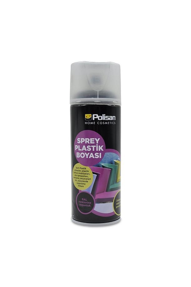 Sprey Plastik Yüzey Aksam Boyası 400ml Mat Siyah Ral9004
