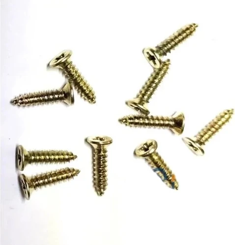 Klips, Menteşe, Ayak, Ağaç, Sunta Vidası 2,2x9,5mm - Sarı 1000 Adet