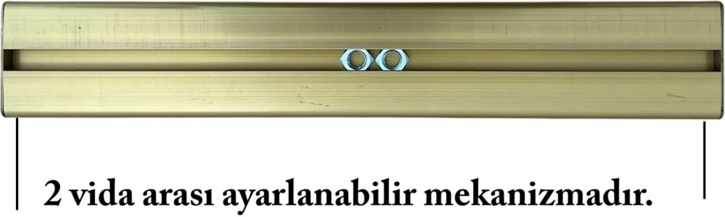 50CM Altın Renk Çelik Kapı Çekme ve Tutma Kolu