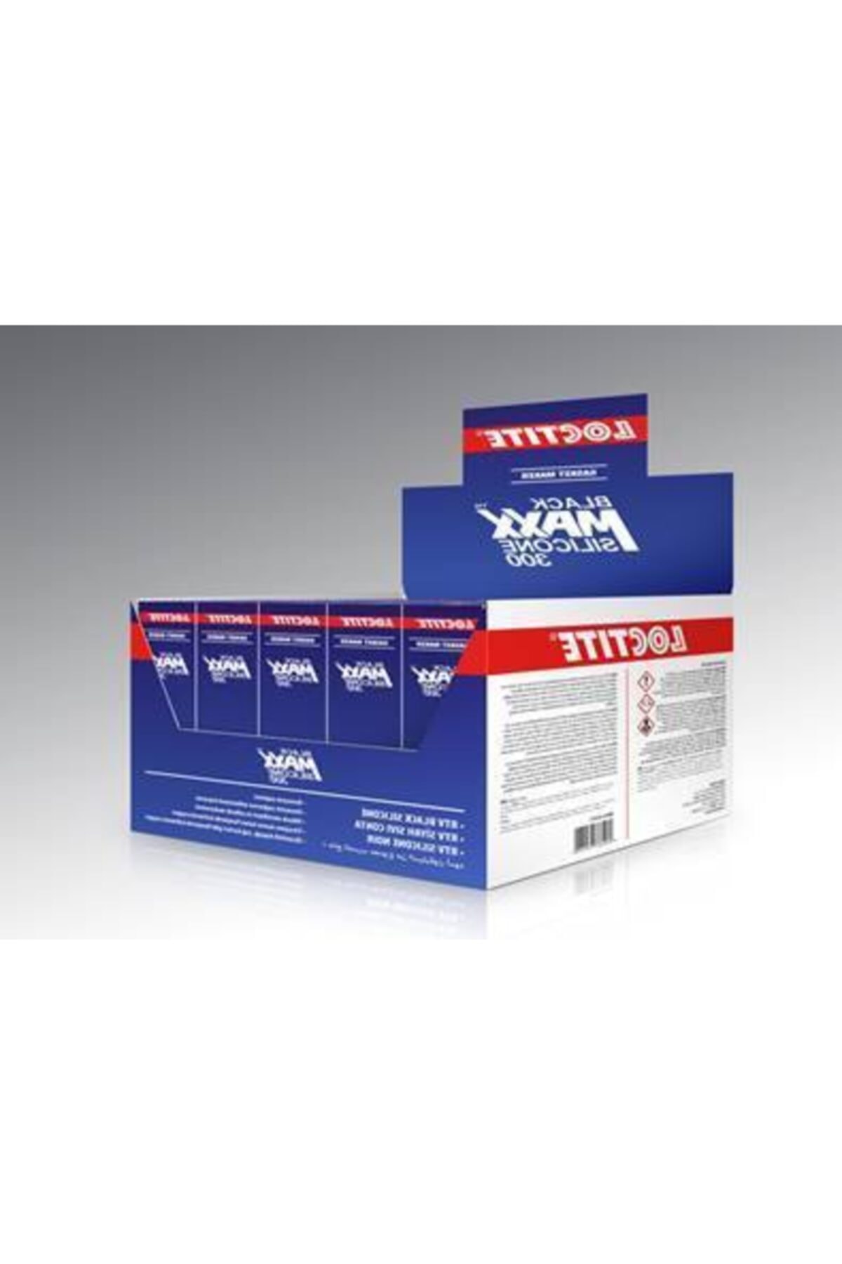 25'li Koli Black Max Silicone 300 Sıvı Conta Siyah 70ml