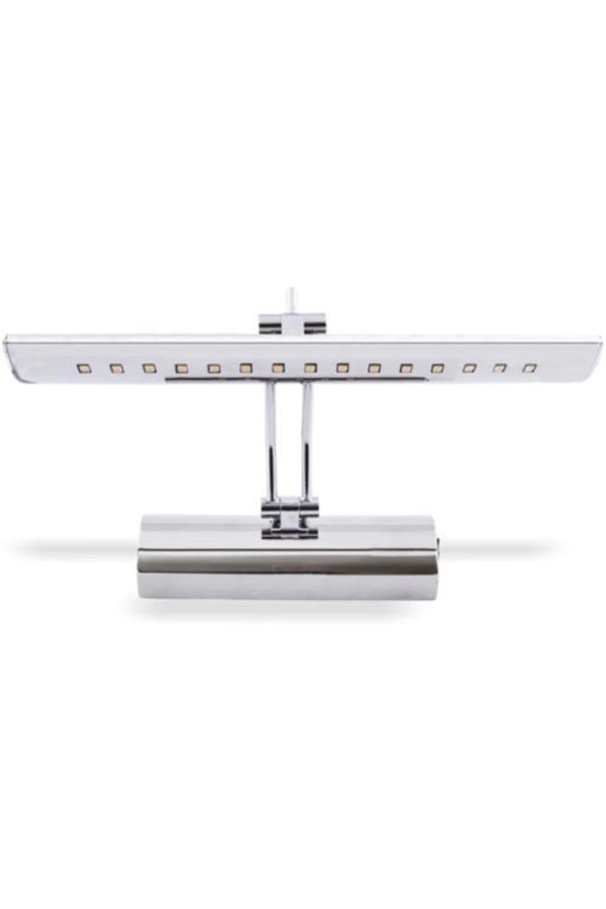 Beyaz Krom Kasa Anahtarlı Flüt Aplik 4200k Led Armatür Opto 5w