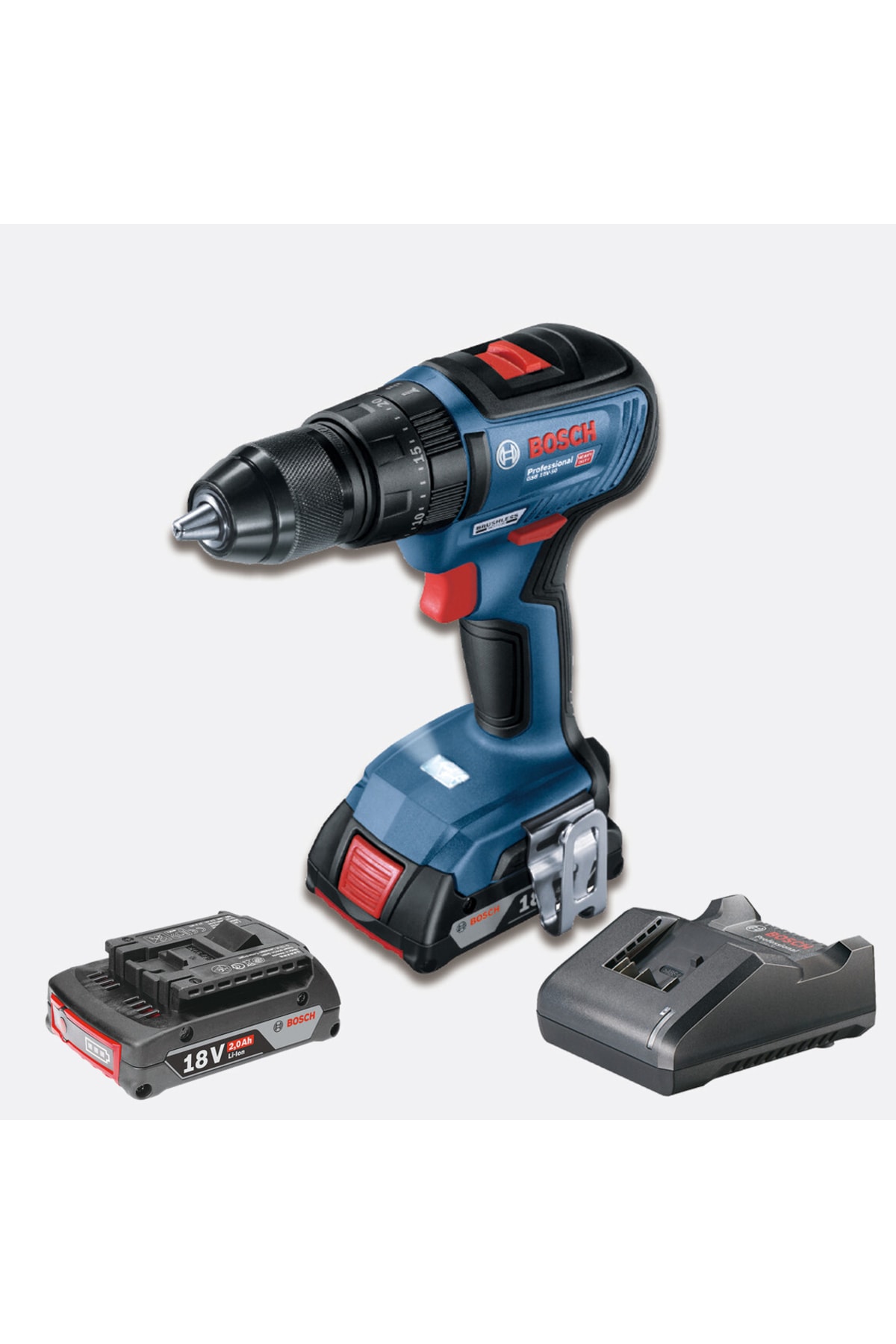 BOSCH Gsb 18v-50 Solo Darbeli Delme/vidalama Makinesi 18v - Tek Akülü