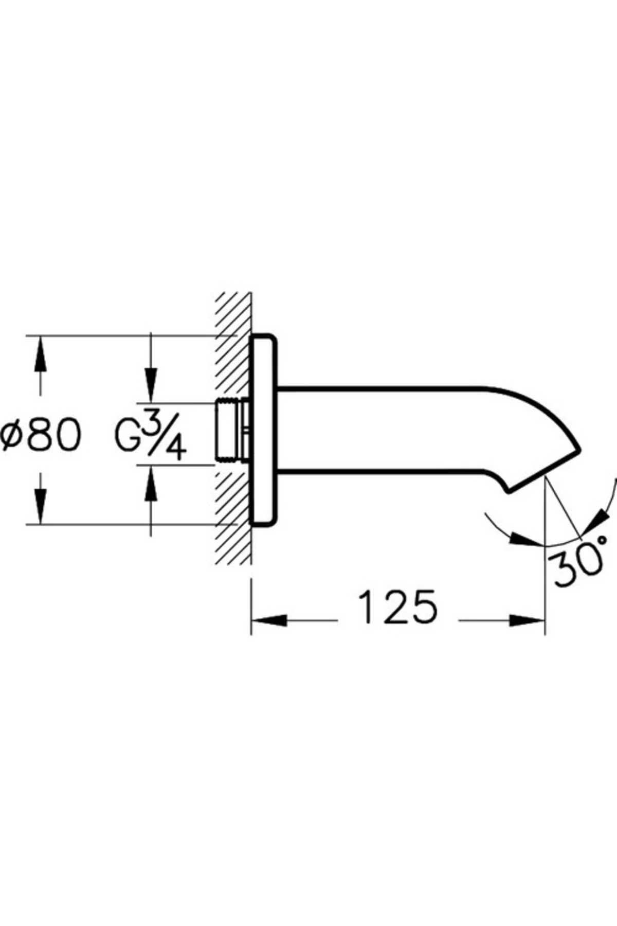 Minimax S A49273 Ankastre Duş Seti, Krom