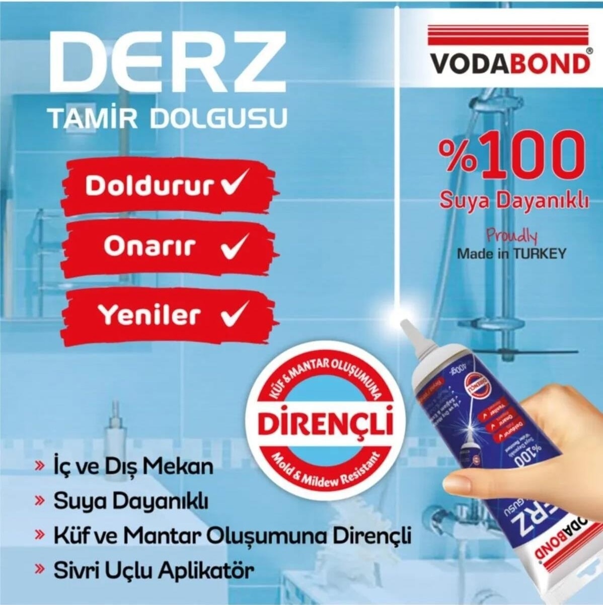 Derz Tamir Dolgusu 400 Gr. Beyaz
