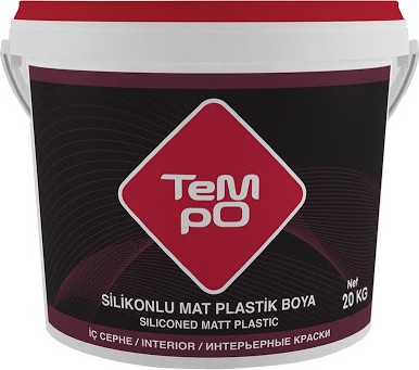 Tempo Silikonlu Mat Iç Cephe Plastik Boya 20 kg