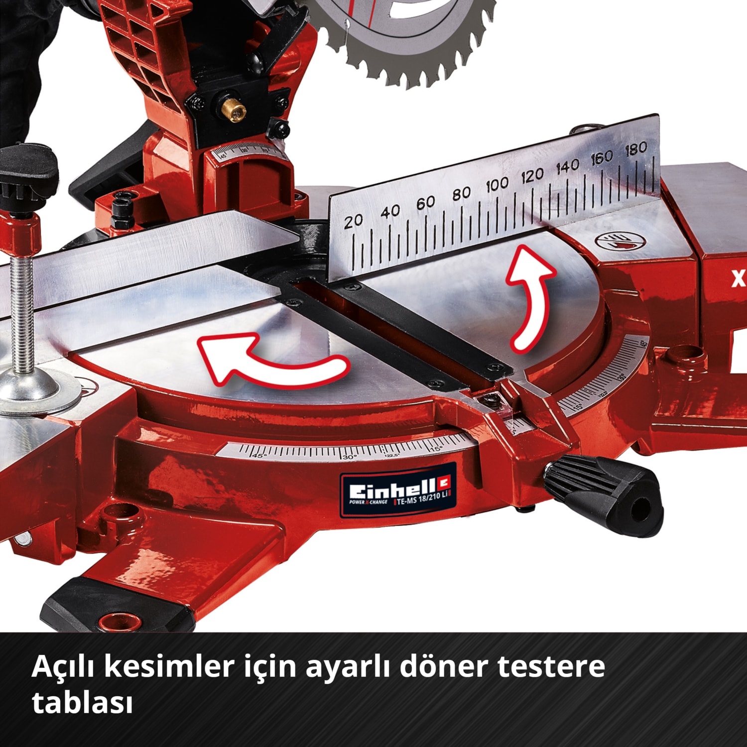 TE-MS 18/210 Li - Solo, Akülü Gönye Testere (Akü ve şarj cihazı dahil değildir)