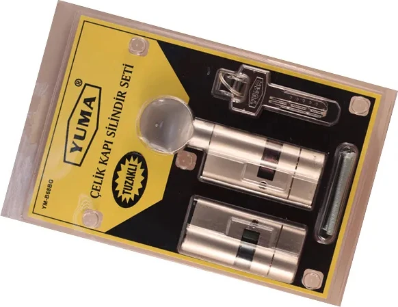 Yuma 68MM Mandallı Çelik Kapı Tuzaklı Barel Seti - Sarı