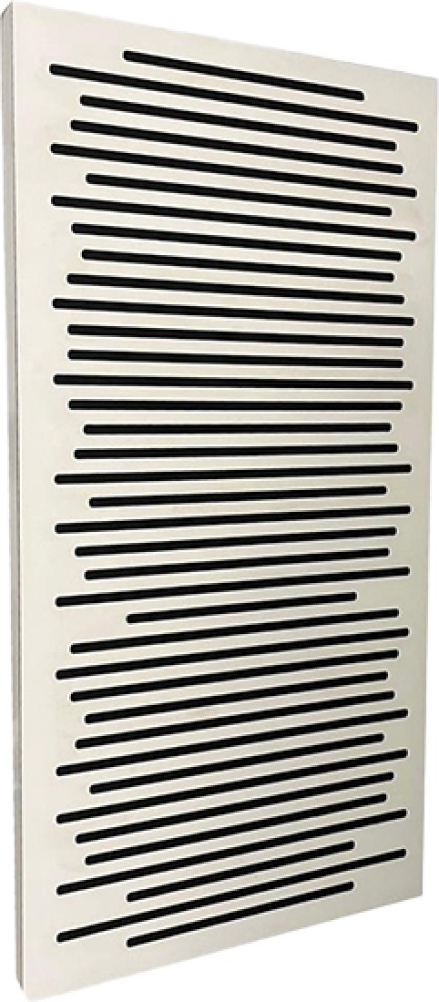 50*100 cm Ahşap Difüzör Akustik Panel Beyaz