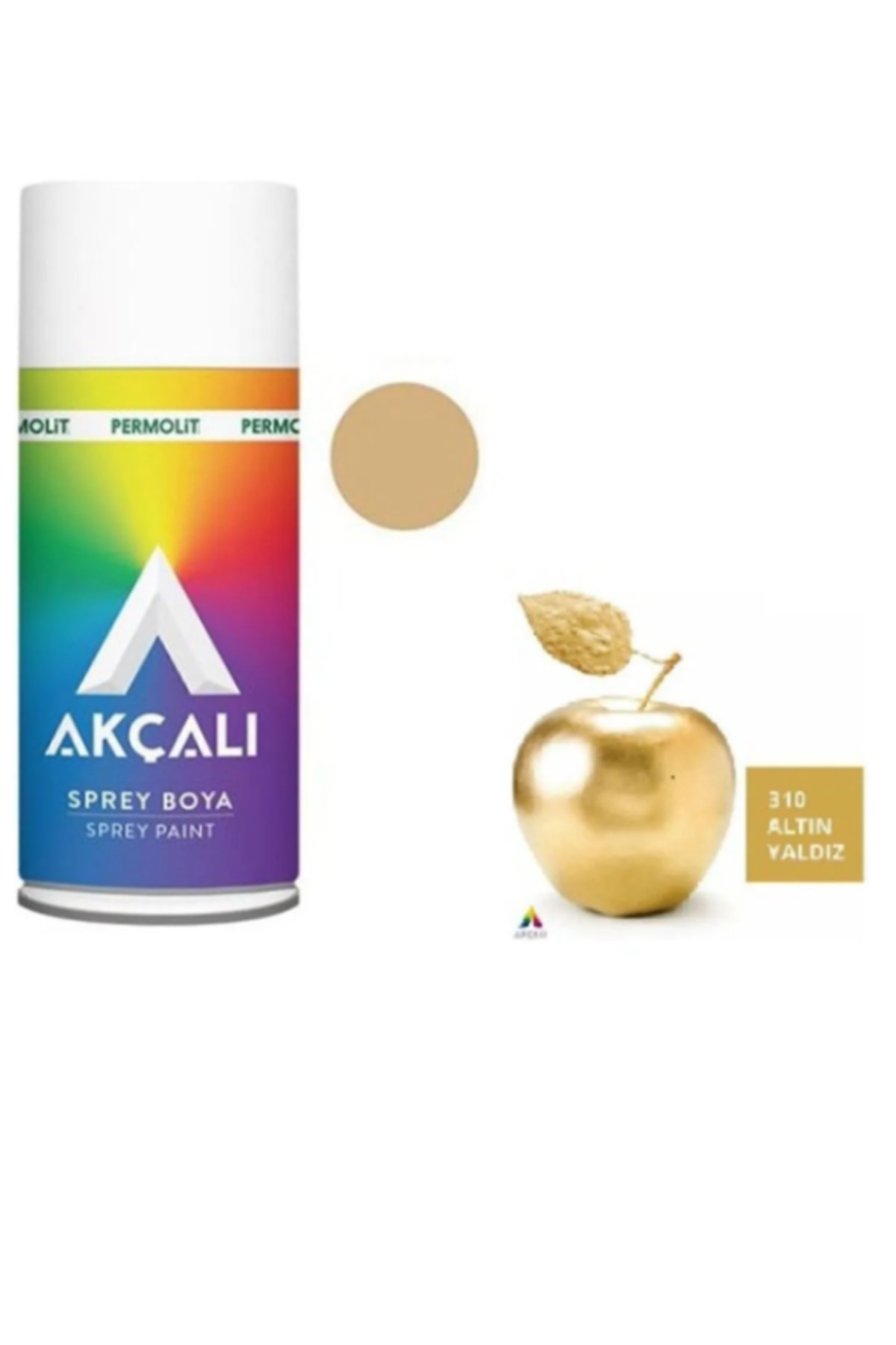 Altın Yaldız Sprey Boya 400 ml (ALTINYALDIZ GOLD) Altın Yaldız Sprey Boya 400 ml