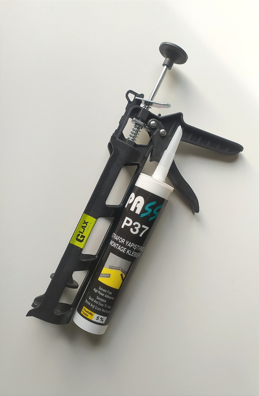 Strafor Stropiyer Kartonpiyer Duvar Paneli Süpürgelik Yapıştırıcı + Tabanca