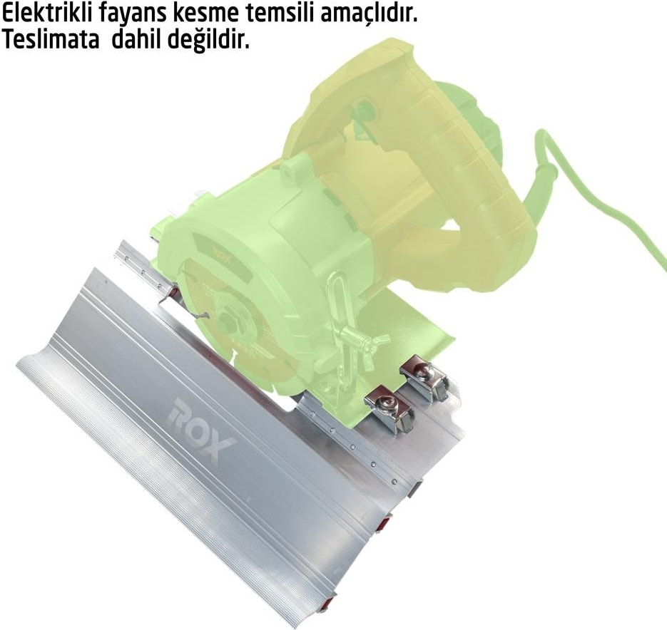 0288 Seramik İçin Alüminyum 45° Açılı Gönye Kesme Aparatı