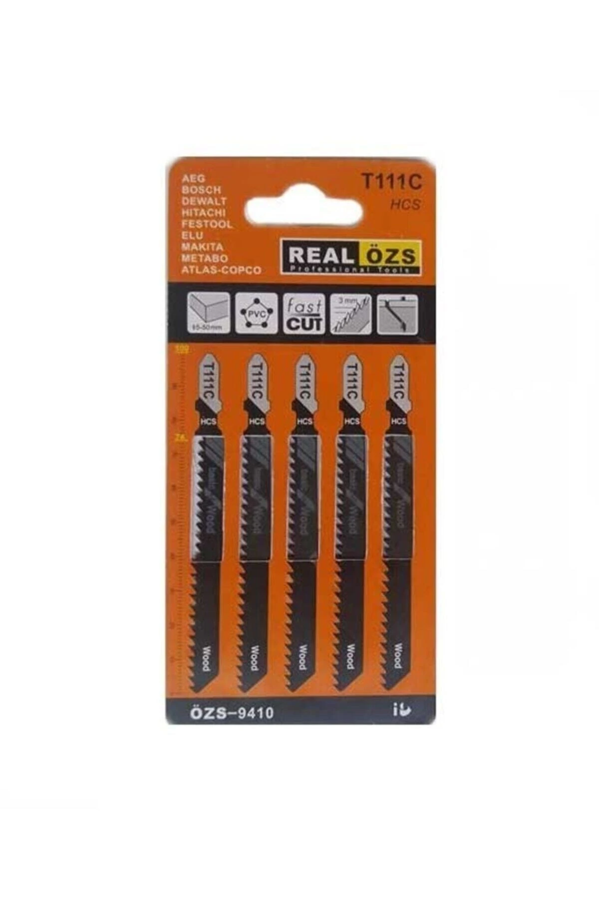 Ahşap 5'li Set Dekupaj Testere Ucu Bıçağı T111c