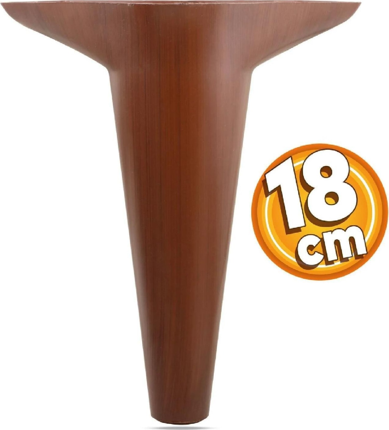 Aspen Lüks Mobilya Kanepe Koltuk Tv Ünitesi Baza Ayağı Ayakları 18 Cm Ahşap Desenli Ayak (4 Adet)