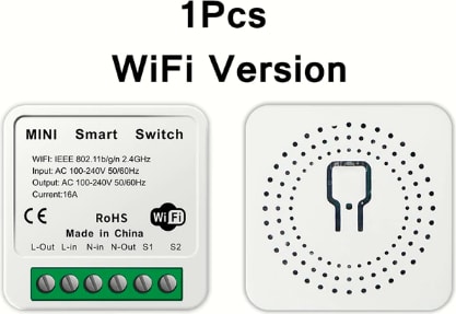 m smart Wifi Mini Akıllı Anahtar 16A 2-Way Dıy Anahtarları
