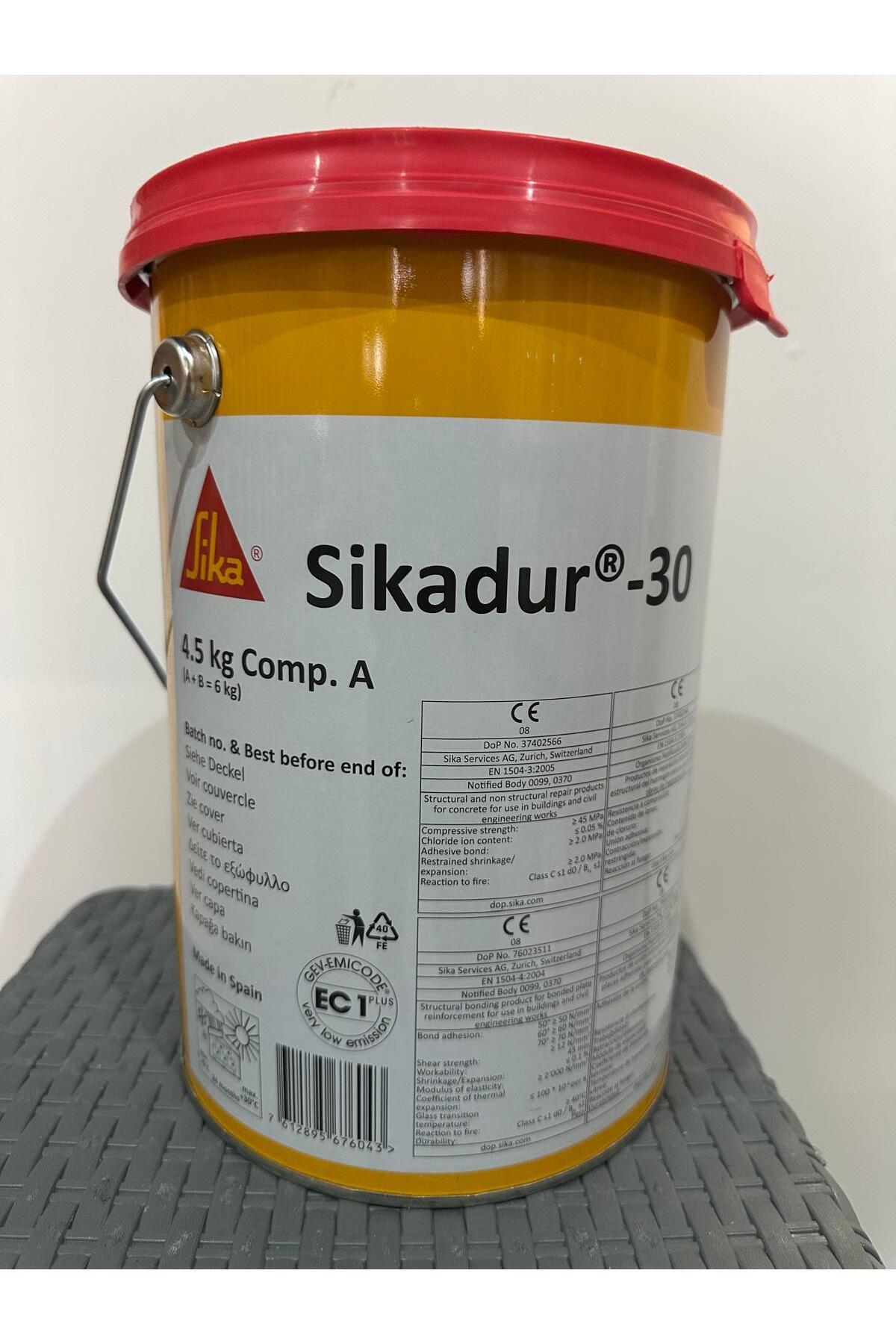 SİKA dur-30 YAPISAL GÜÇLENDİRME İÇİN TİKSOTROPİK EPOKSİ YAPIŞTIRICI 6Kg(4,5+1,5)