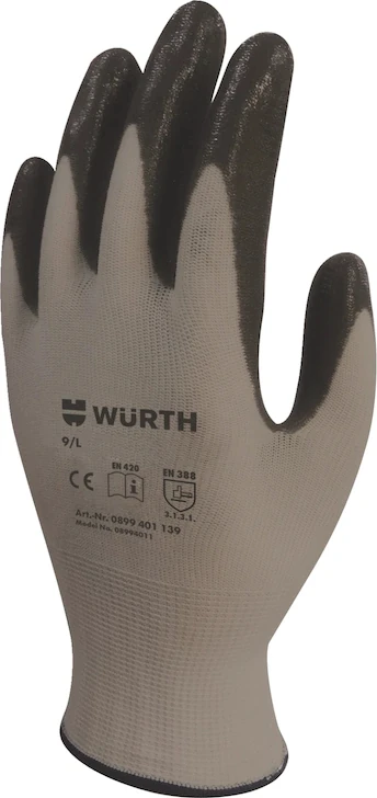 Mekanikci Nitril Eldiven Siyah 12'li No:10