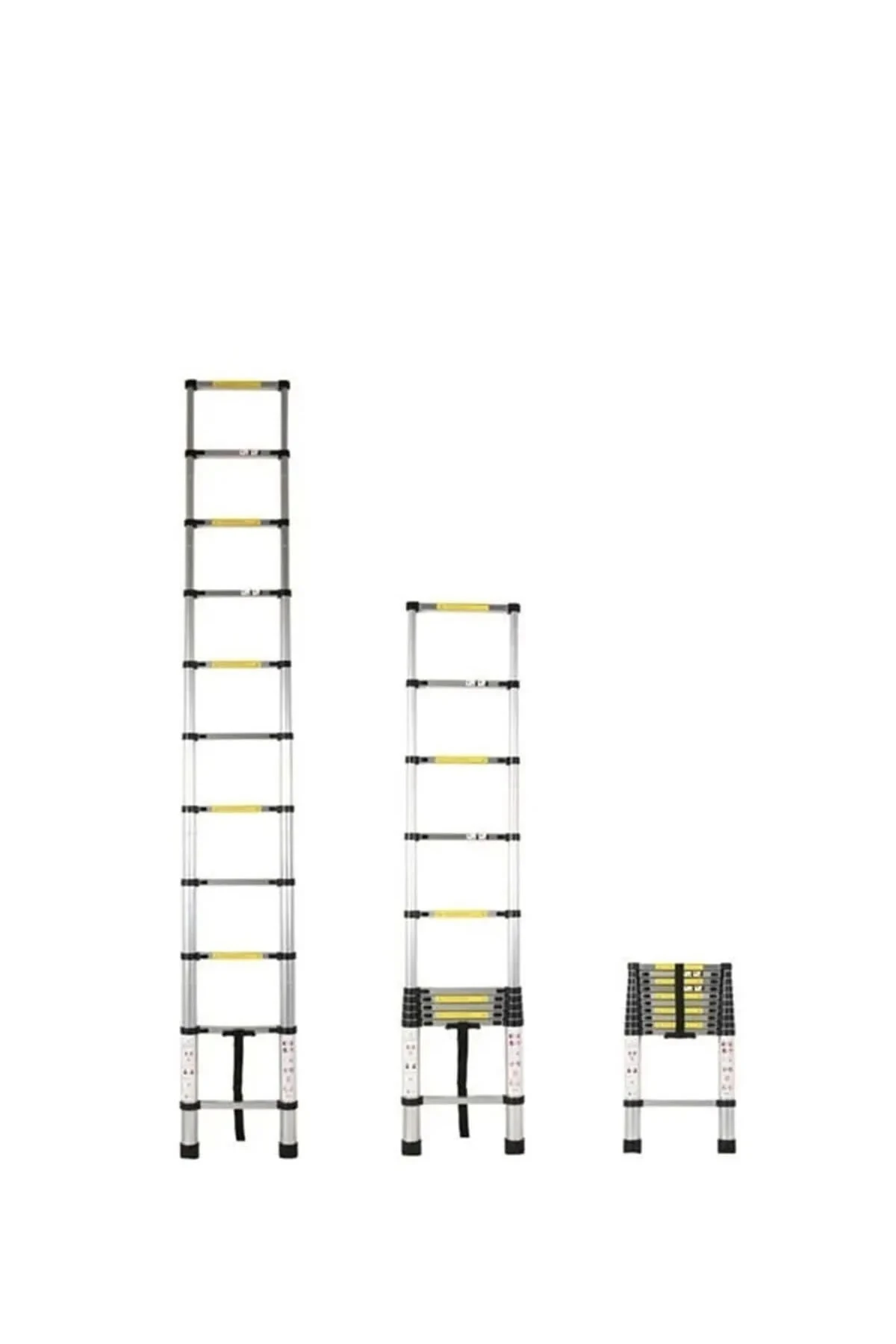 2,6mt Teleskopik Merdiven 9 Basamaklı