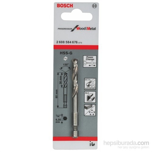BOSCH - Merkezleme Ucu Hss-G 1/4" Hex Şaft