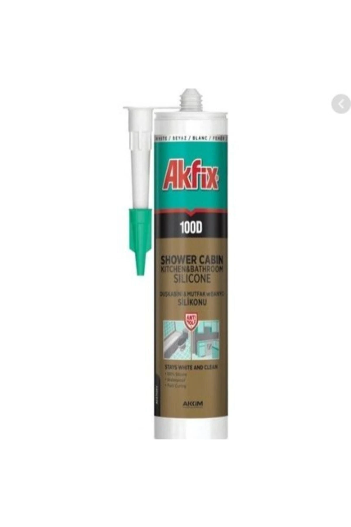 Akfıx Dusakabın Silikonu 310 Ml Şeffaf