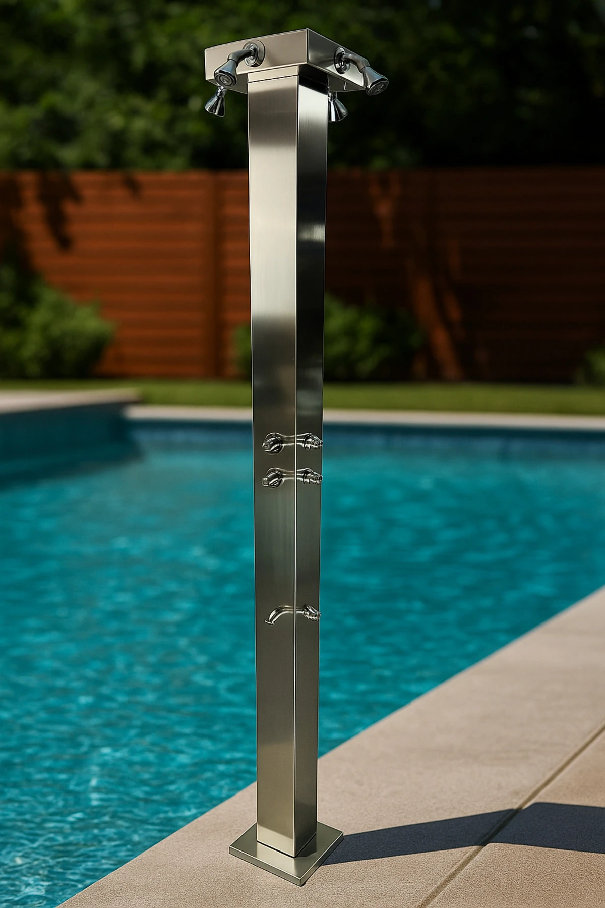 Sahil Duş Paneli 4lü Tepe Ayak Yıkama